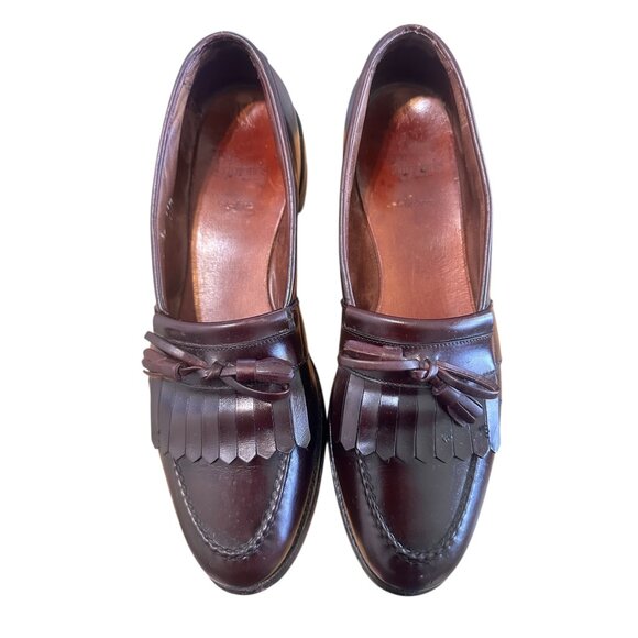 Allen Edmonds Chelsea Leather Loafers Mens Size 11.5 Brown Tassel Office Classic main image 8